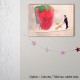 the strawberry seed-sticker, Fine Art color print