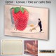 the strawberry seed-sticker, Fine Art color print