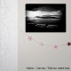 belle image de grèce, Tempête sur Santorin, photographie artistique noir et blanc