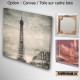 image de la Tour Eiffel à paris, Dans la brume de Paris, photographie artistique noir et blanc