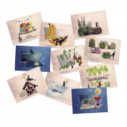 carte postale de fruit, cartes postales, photo oiseau, carte anniversaire, cartes postales, Carte postale humoristique