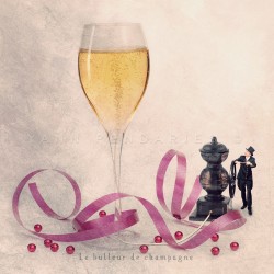 The Champagne bubbler - Fine Art photography - Original Art photography - Tiny Trades series