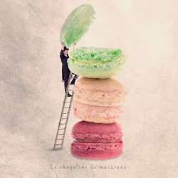 Le chapelier de macarons - Photographie d'art - Photographie d'art couleur - Les Tout Petits Métiers