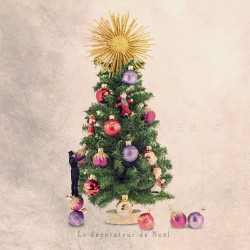 The Christmas decorator - Original Art photography - Tiny Trades series