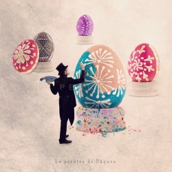 The Easter painter - Fine Art photography - Original Art photography - Tiny Trades series