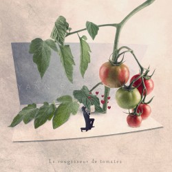 The tomato blusher - Fine Art photography - Original Art photography - Yann Pendariès photographer - Tiny Trades series