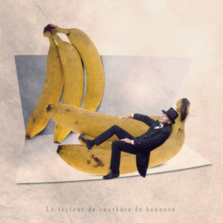 The banana curve tester - Fine Art photography - Original Art photography - Tiny Trades series