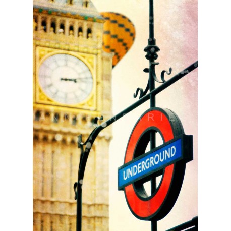 Day 12 London Underground, Fine Art color print