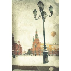 Jour 37 Moscou Kremlin - Photographie d'art - Photographie d'art couleur - 80 jours en ballon