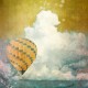 photo de montgolfière, Les nuages, photographie artistique