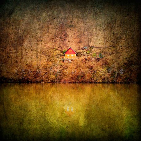 Wooden House, Fine Art color print landscape