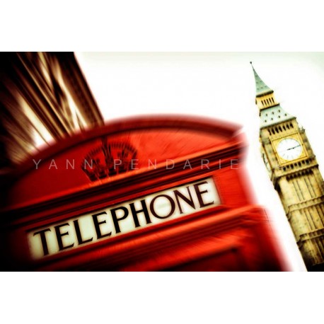 Allo Big Ben, Fine Art color print urban landscape