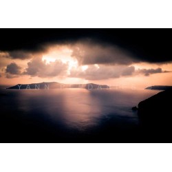 Sunset in Greece, Fine Art color print landscape