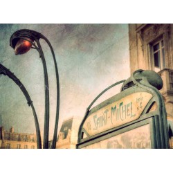 Metro Paris St Michel, Fine Art Paris print