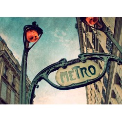 photo de métro à Paris, Tirage artistique de Paris