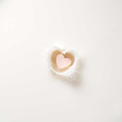 photo de coeur sucre blanc, Que mon coeur éclabousse N°2, photographie artistique nature morte