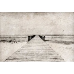 photo de ponton en bord de mer, N°2, photographie artistique noir et blanc