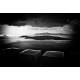 Storm in Santorini, Fine Art black-white photography print 