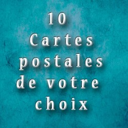 10 cartes postales de votre choix