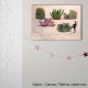 tableau humoristique cactus, photo sur toile